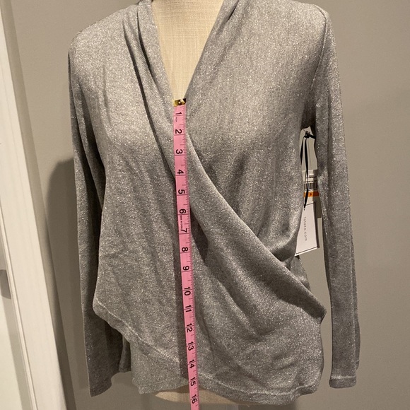 1.State Draped Cross Front Top Size: S - Picture 9 of 16